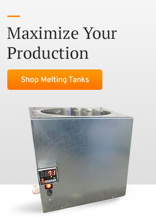 Melting tanks, wax melting tanks, wax melters, candle wax melter
