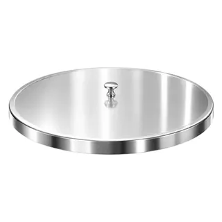 Stainless lid of the holding tank