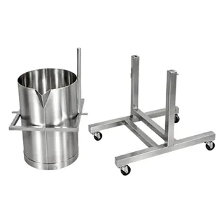 PRIMO 40 gallon kettle and stand shown apart