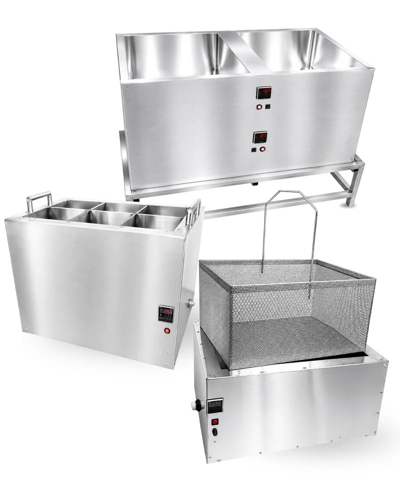 Stainless steel dip, coating and slab tanks