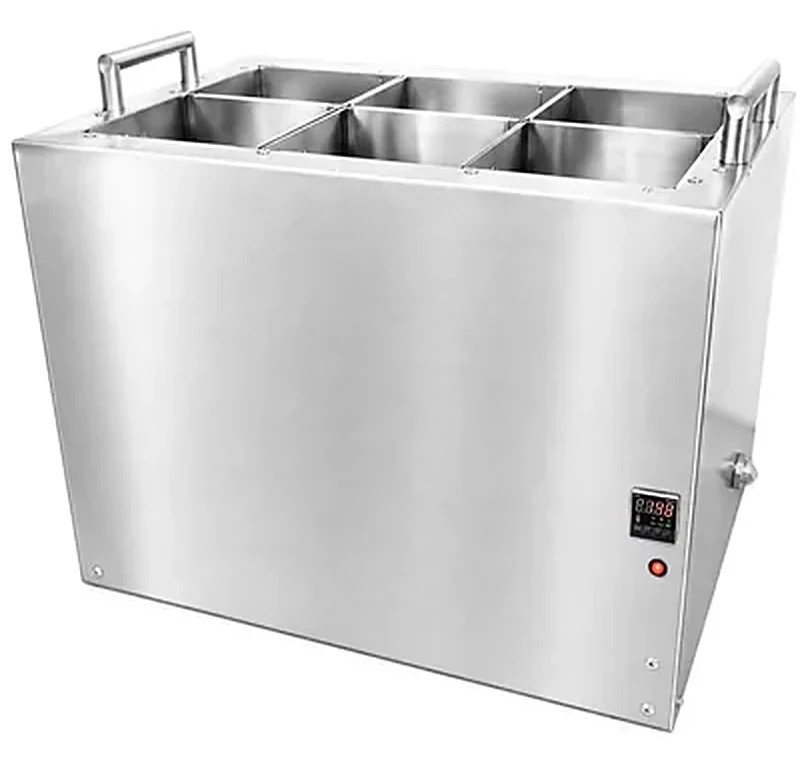 PRIMO 6-Chamber Candle Carving Dip Tank, stainless steel equipment