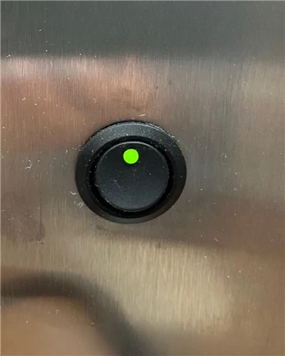 Pump Green Power Switch Repair, stainless steel equipment