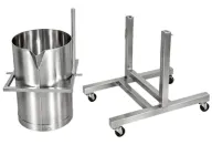 PRIMO 15 Gallon Waterless Heated Tilting Kettle & Pot Tipper, photo 3