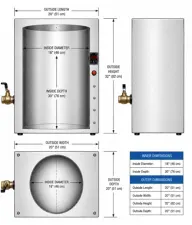 PRIMO 250 Industrial Melter | 264 lb / 33 gal (125 L), photo 5