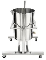 PRIMO 40 Gallon Waterless Heated Tilting Kettle & Pot Tipper, photo 1