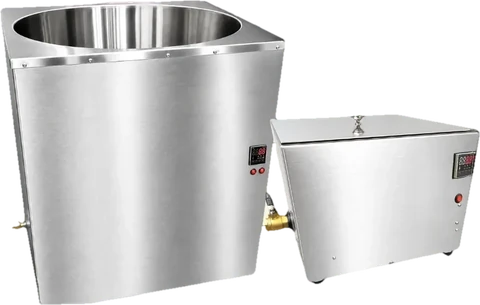 PRIMO stainless steel wax melting tanks