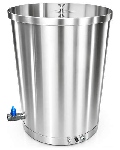 PRIMO heated holding and dispensing tank used for lye / NaOH