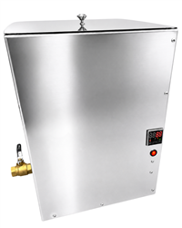 PRIMO 150 industrial wax melter, 169 lb waterless stainless steel wax melting tank