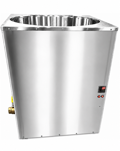 PRIMO 100 Thermal Conditioning tank, stainless steel with digital temperature control and bottom ball valve